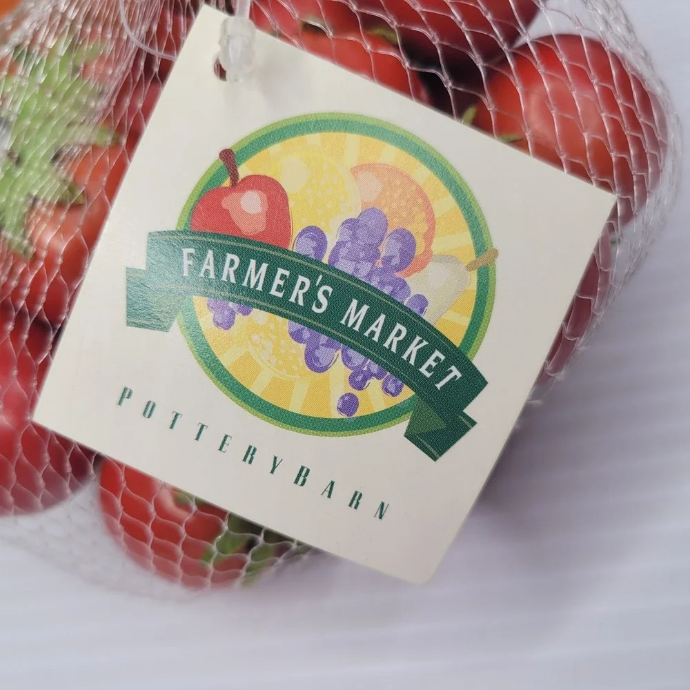 Pottery Barn Crate & Barrel Fake Fruit Oranges Plums & Tomatoes NEW Old Stock